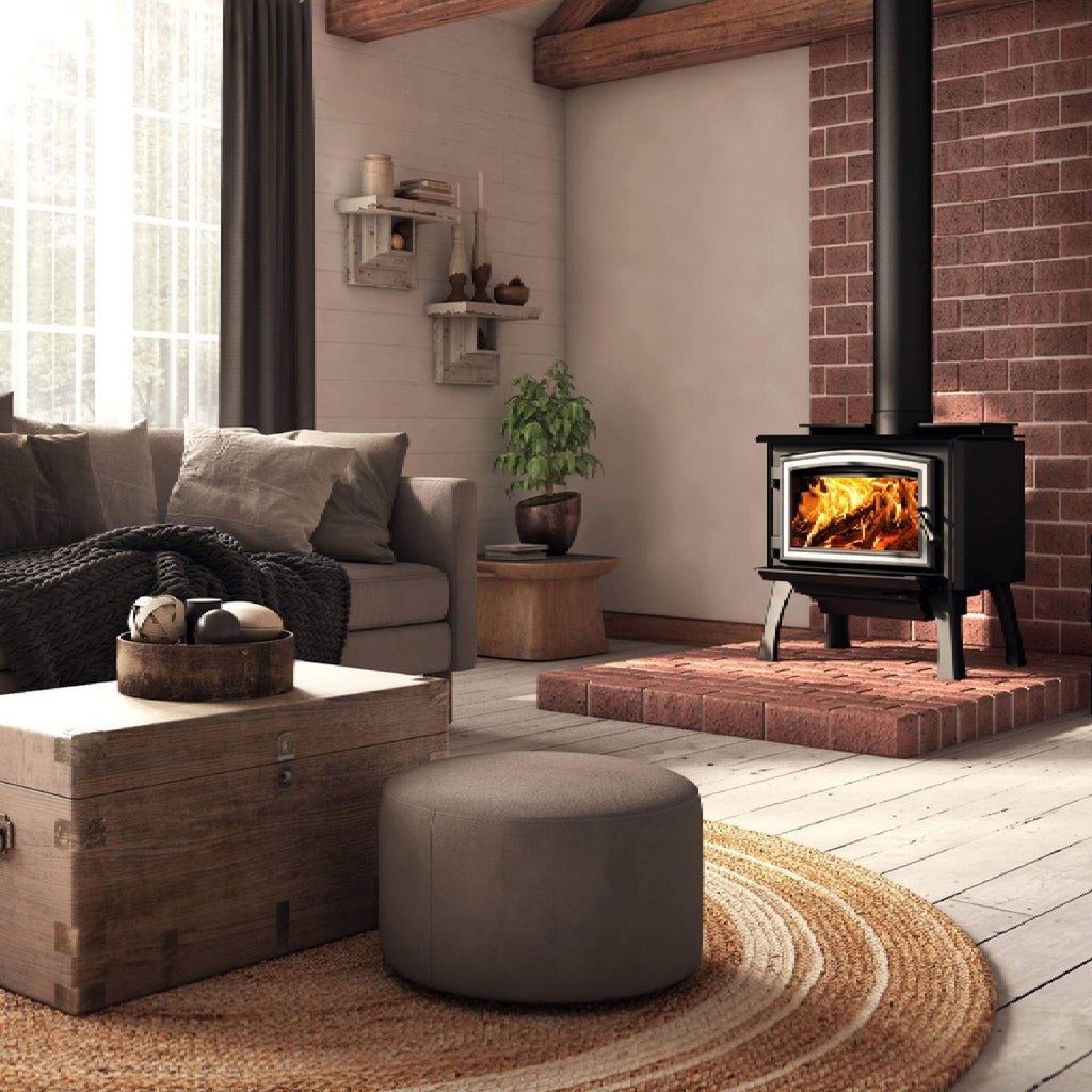 OSBURN 1700 Wood-Burning Stove [OB01700] SAKSBY - Living Room View