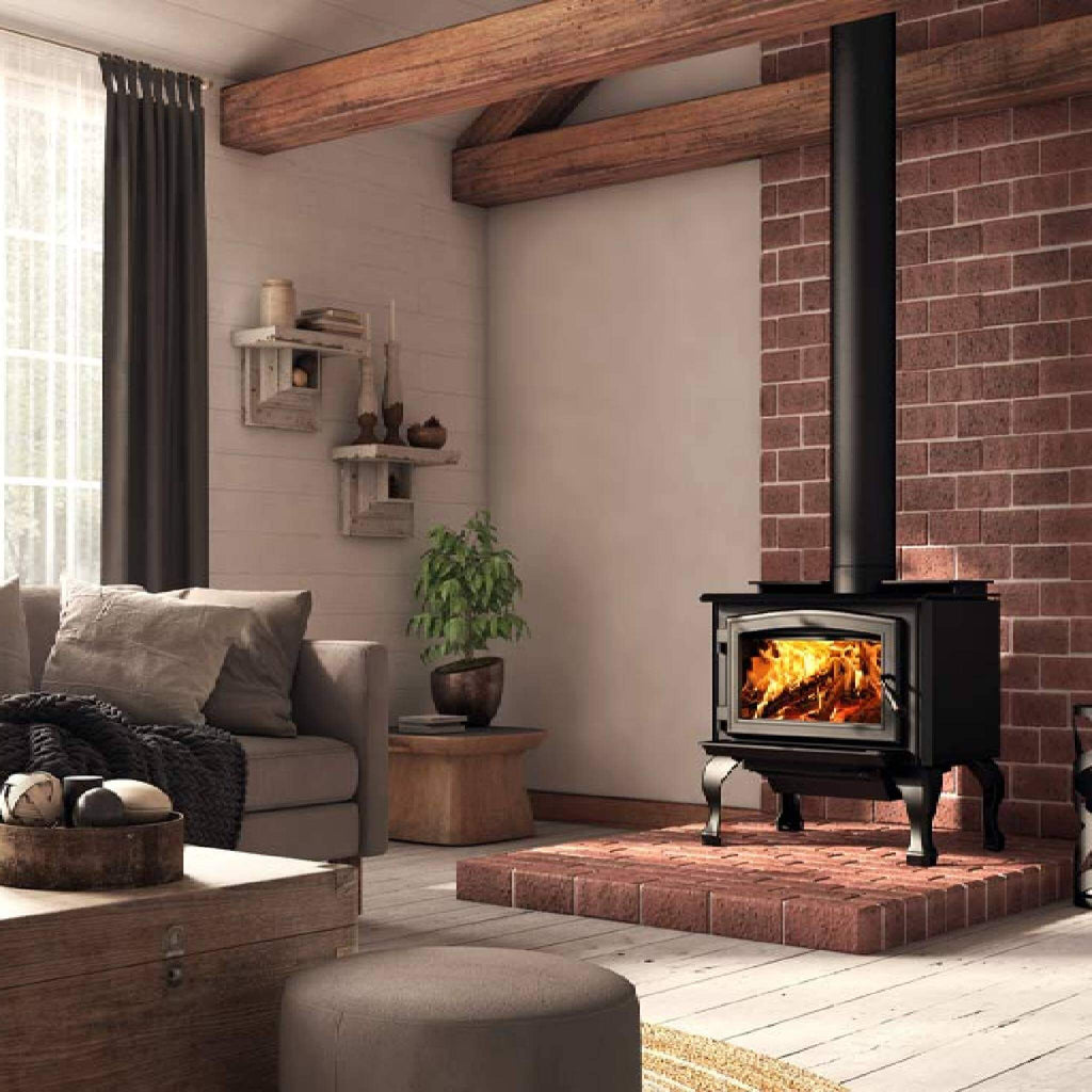 OSBURN 1700 Wood-Burning Stove [OB01700] SAKSBY - Living Room View