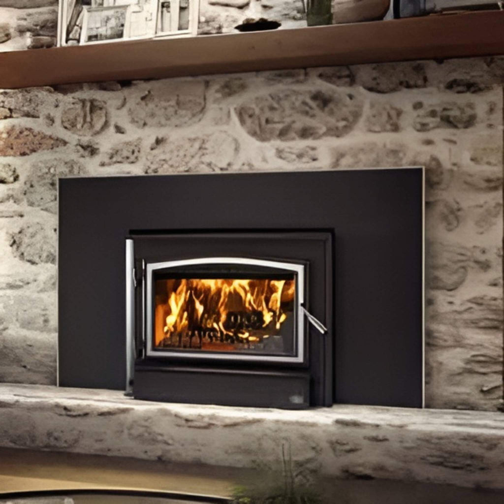 OSBURN 3500 Wood Fireplace Insert [OB03510] SAKSBY - Nickel View