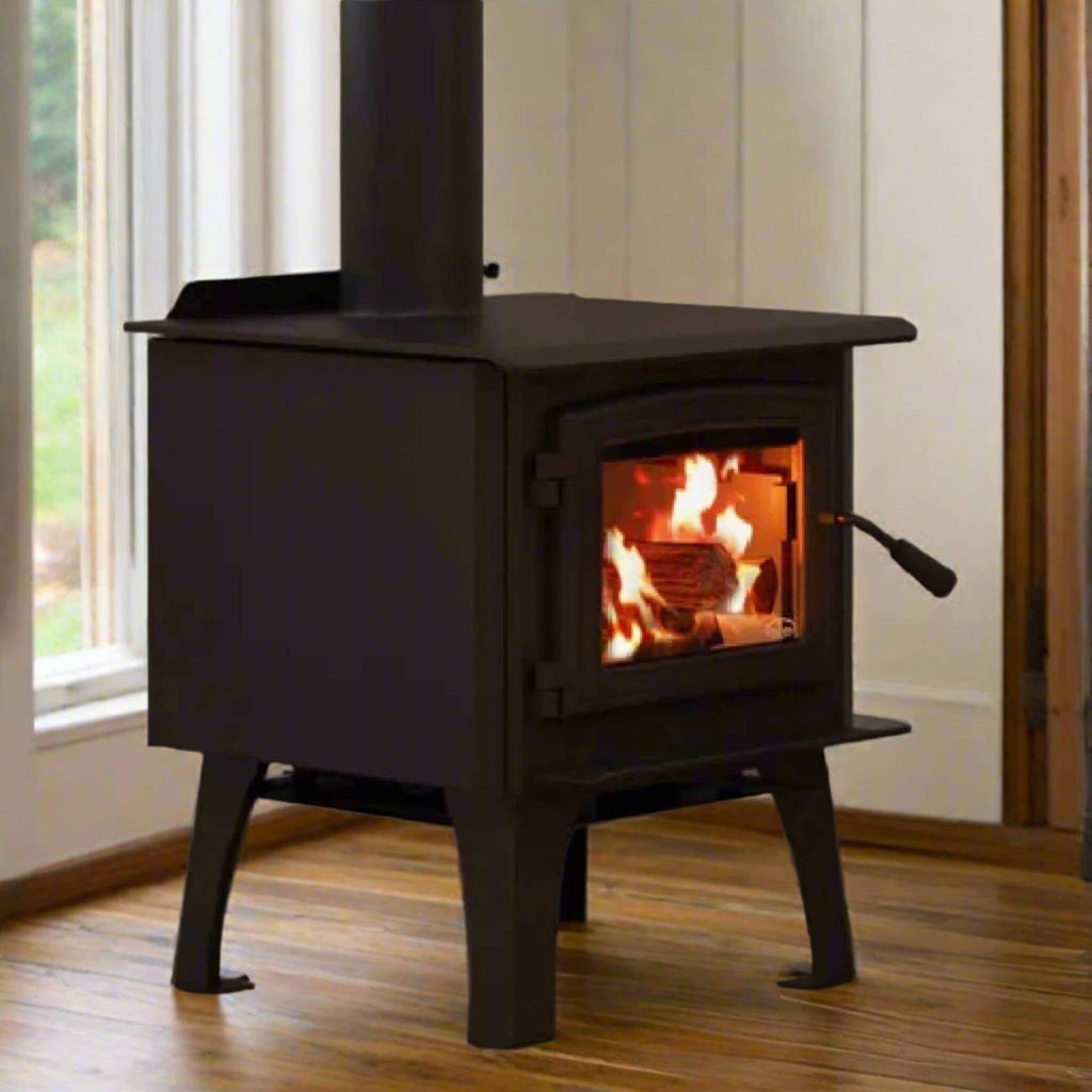 OSBURN 950 Small Wood-Burning Stove [OB00950] SAKSBY - Living Room View