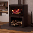 Osburn Inspire 2000 Wood Stove With 75K BTU Heat Output Dry Cordwood [OB02042] (SAK78123) SAKSBY - With Base View