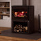 Osburn Inspire 2000 Wood Stove With 75K BTU Heat Output Dry Cordwood [OB02042] (SAK78123) SAKSBY - With Base View