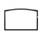 Osburn Matrix 1900 Wood Insert With 45K BTU Heat Output Dry CordWood [OB01900] (SAK23560) SAKSBY - Black Door Overlay View
