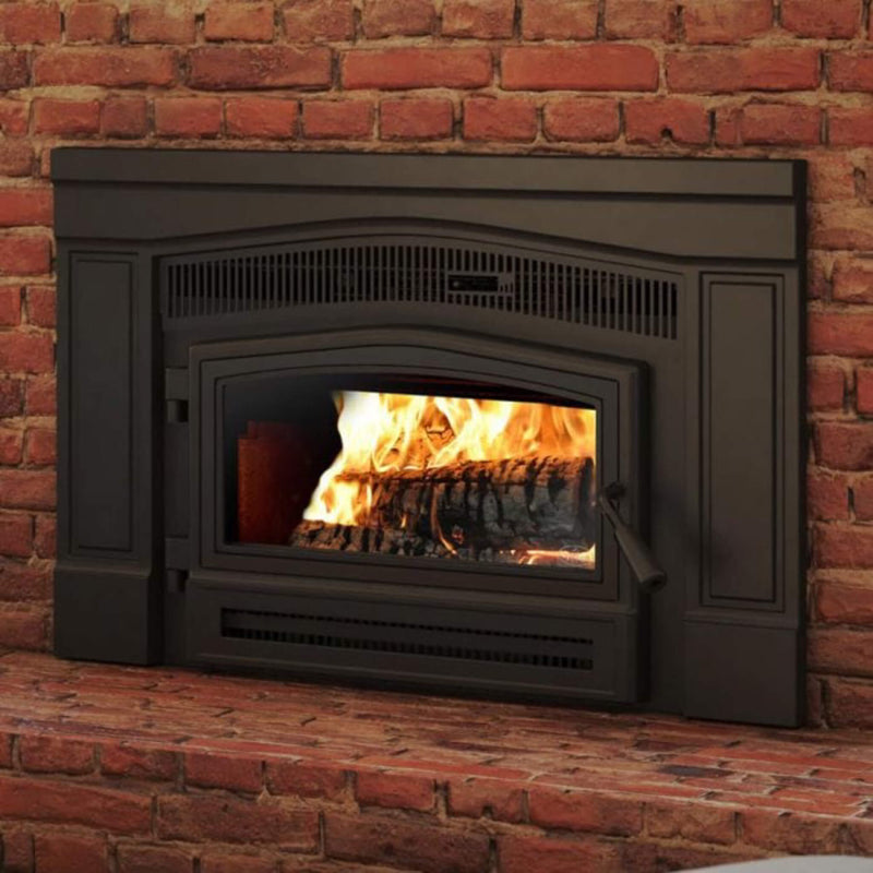 Osburn Matrix 1900 Wood Insert With 45K BTU Heat Output Dry CordWood [OB01900] (SAK23560) SAKSBY - Front Left View