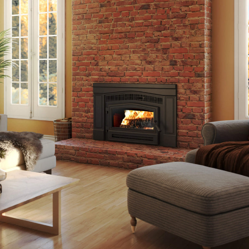 Osburn Matrix 1900 Wood Insert With 45K BTU Heat Output Dry CordWood [OB01900] (SAK23560) SAKSBY - Living Room View