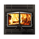 OSBURN STRATFORD II Wood-Burning Fireplace Insert [OB04007] SAKSBY - Nickel Door View