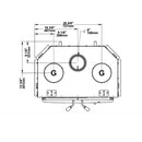 OSBURN STRATFORD II Wood-Burning Fireplace Insert [OB04007] SAKSBY - Dimensions View