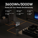 Oscal PowerMax 3600 3600WH LFP Battery Powert Station (SAK72914) - Saksby Wholesale - Power Features View