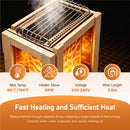 Outdoor 4-Person Traditional Cedar Steam Sauna With Sauna Heater (SAK71390) - Saksby Wholesale - Heating Features