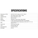 Outdoor 4-Person Traditional Cedar Steam Sauna With Sauna Heater (SAK71390) - Saksby Wholesale - Specifications
