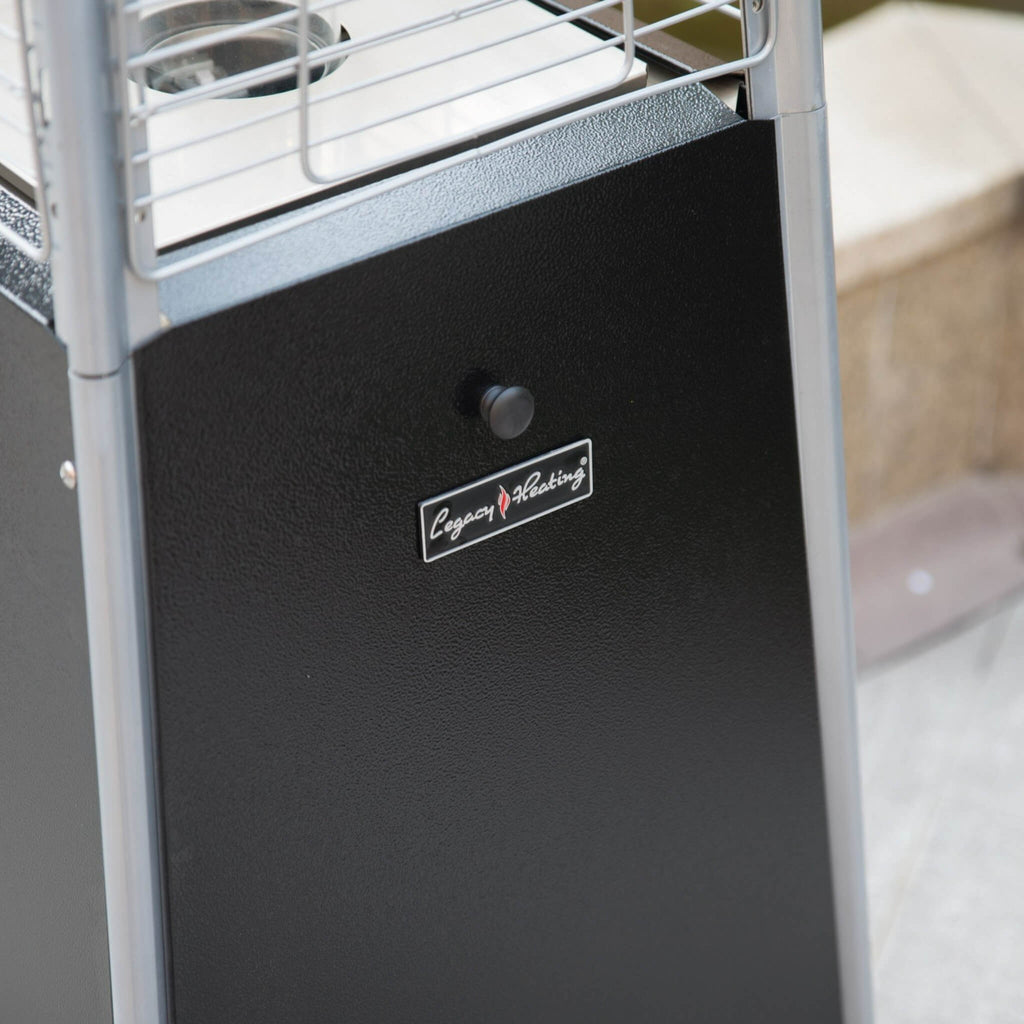 Outdoor 40K BTU Quartz Glass Tube Patio Propane Heater With Visible Flame (SAK91398) - Logo View