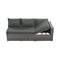 Outdoor 6-Piece All-Weather PE Rattan Sofa Set With Adjustable Seat, Storage Box, Removable Covers, And Tempered Glass Table Top (SAK37221) - Saksby Wholesale - 
Lifted Seat Details