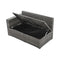 Outdoor 6-Piece All-Weather PE Rattan Sofa Set With Adjustable Seat, Storage Box, Removable Covers, And Tempered Glass Table Top (SAK37221) - Saksby Wholesale - Storage Box From 3 Seat