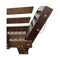 Outdoor Adjustable Wooden Patio Daybed Sofa With Cushions (SAK41345) - Saksby Wholesale - Expand Details