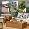 Outdoor Propane Gas Fire Pit Table W/ Lava Rocks & Cover, 50K BTU (SAK94436) - Saksby Wholesale - Different Places View