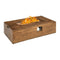Outdoor Propane Gas Fire Pit Table W/ Lava Rocks & Cover, 50K BTU (SAK94436) - Saksby Wholesale - Front Right View