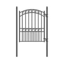 Paris Style Powder Coated Galvanized Steel Pedestrian Gate, 5FT [PGPAR-AP] (SAK14563) - Saksby Wholesale - Design View