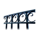 Paris Style Heavy-Duty Galvanized Steel Single Swing Driveway Gate (SAK78643) - Saksby Wholesale - Gate Designs View
