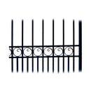 Paris Style Heavy-Duty Galvanized Steel Single Swing Driveway Gate (SAK78643) - Saksby Wholesale - Gate Designs View
