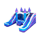 Pink Castle Bounce House Combo With Double Water Slide (SAK84027) - Saksby Wholesale - Front Right View