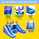 Pink Castle Bounce House Combo With Double Water Slide (SAK84027) - Saksby Wholesale - Protection Details