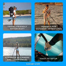 Pop Board Co. Inflatable Board 10'6 Royal Hawaiian Mint/Black (SAK48622) - Saksby Wholesale - Benefits