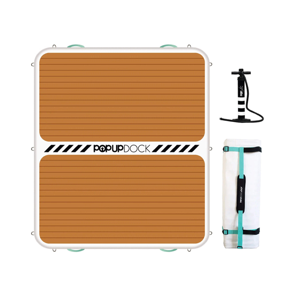 Pop Board Co. Large Inflatable PopUp Dock, 8x7' (98788519)