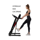Portable 3.5HP Space Saving Folding Treadmill With Incline And 12 Preset Programs (SAK29735) - Saksby Wholesale - Spring View
