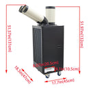 Portable 5L 220V 1.1KW Commercial Spot Cooler Tank With Wheels (SAK12761)