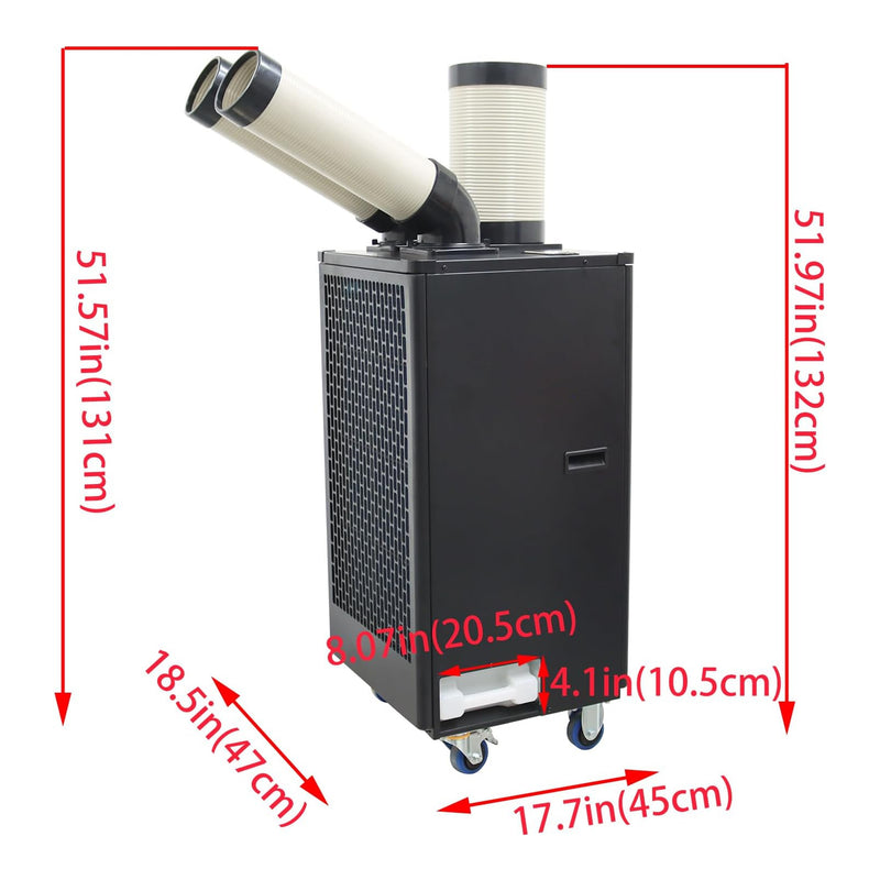 Portable 5L 220V 1.1KW Commercial Spot Cooler Tank With Wheels (SAK12761)