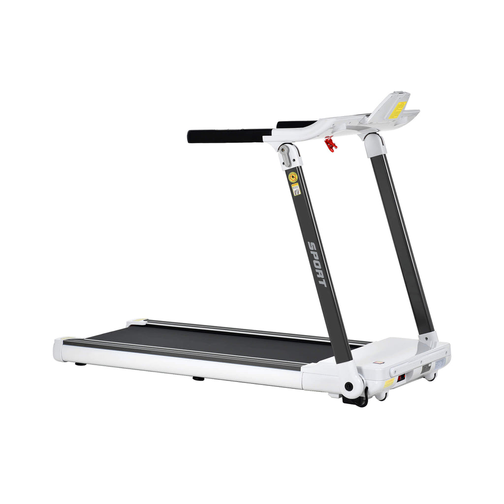 White Treadmill With Black Deck On A White Background - Saksby Wholesale