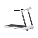 White Treadmill With Black Deck On A White Background - Saksby Wholesale