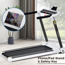 Portable Compact Home Cardio Fitness Treadmill With 3.5HP Electric Motor Bluetooth Speaker (SAK32416) - Saksby Wholesale - Features View