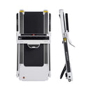 Foldable Treadmill With Handle And Stand On A White Background - Saksby Wholesale