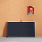 Portable Foldable Full Size Ping Pong Table Tennis Table (SAK64929) Saksby - Folded And Leaning On Wall