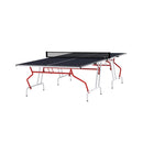Portable Foldable Full Size Ping Pong Table Tennis Table (SAK64929) Saksby - Front Corner View On White Background