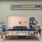 Portable Foldable Full Size Ping Pong Table Tennis Table (SAK64929) Saksby - Lifestyle Dimensions