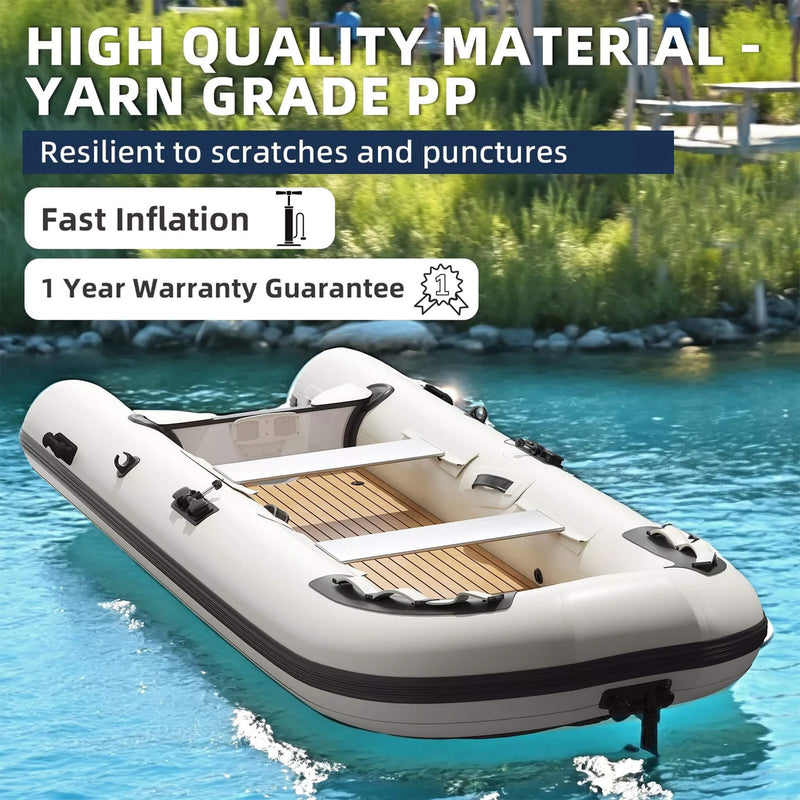 Portable Inflatable Dinghy Boat Kit With Accessories (SAK93784) Saksby - Durability