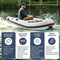 Portable Inflatable Dinghy Boat Kit With Accessories (SAK93784) Saksby - Features