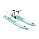 Portable Inflatable Water Marine Pedal Bike With Accessories (SAK61284) Saksby - Front Right Corner View