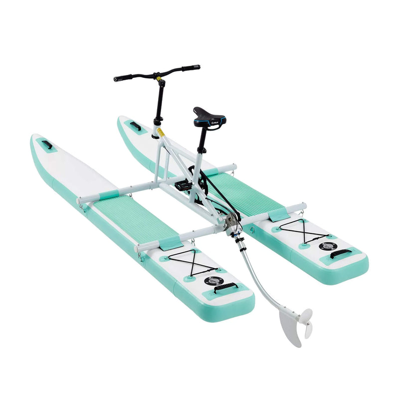 Portable Inflatable Water Marine Pedal Bike With Accessories (SAK61284) Saksby - Rear View