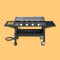 Portable Outdoor 4 Burner Propane Flat Top Gas Grill W/ Wheels, 60K BTU (SAK66104) - Saksby Wholesale - Front View