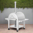 Portable Outdoor Stainless Steel Wood Fired Pizza Oven, 46'' (SAK46584) - Saksby Wholesale - Lifestyle