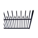 [12-18FT] Prague Powder Coated Galvanized Steel Dual Swing Driveway Gate [DGPRAD-AP] (SAK48530) - Saksby Wholesale - Bottom View