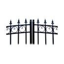 [12-18FT] Prague Powder Coated Galvanized Steel Dual Swing Driveway Gate [DGPRAD-AP] (SAK48530) - Saksby Wholesale - Design Details