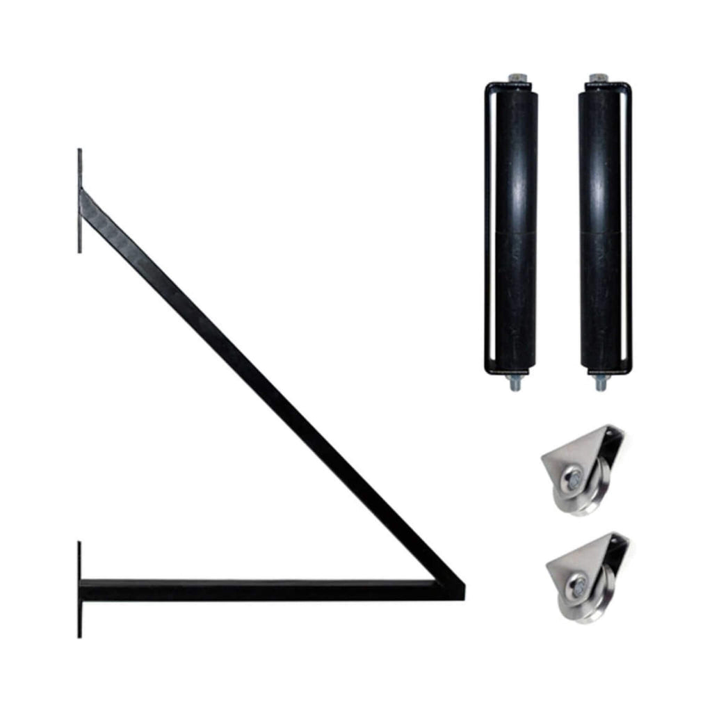 [12-18FT] Prague Style Premium Steel Sliding Driveway Gate [DGPRASSL-AP] (SAK71492) - Sasksby Wholesale - Kit View