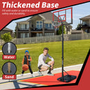 Premium 10FT Outdoor Portable Adjustable Basketball Hoop With Wheels (SAK31961) - Sasksby Wholesale - Base View