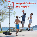 Premium 10FT Outdoor Portable Adjustable Basketball Hoop With Wheels (SAK31961) - Sasksby Wholesale - Outdoor View