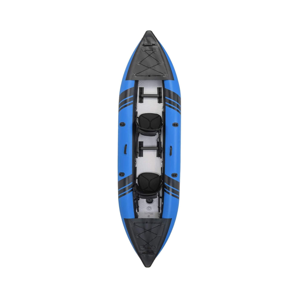 Premium 12FT 2-Person Inflatable Tandem Kayak Kit With Pump And Paddles (SAK94816) - Saksby Wholesale - Blue