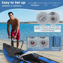Premium 12FT 2-Person Inflatable Tandem Kayak Kit With Pump And Paddles (SAK94816) - Saksby Wholesale - Inflation And Deflation Details